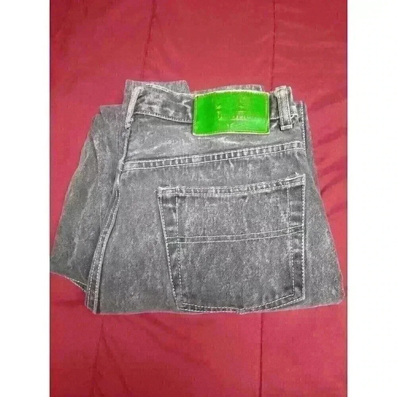 Vintage Code Bleu Acid Wash Jeans Size 36 RN#60038 Made In Hong Kong - Picture 1 of 8